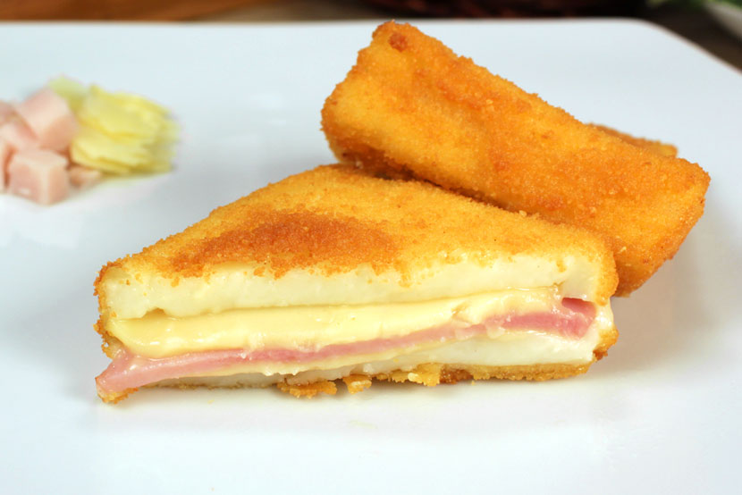 Sandwichón jamón y queso